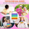 (2 Pack) Pop It Fidget Toys, Poppet Figit Special Autism Bubble Silicone Sensory Toys, Depression Stress Relief Stocking… - Image 3